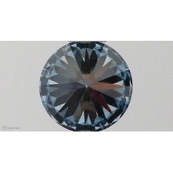 Diament laboratoryjny o barwie fantazyjnej szlif okrągły, 0.5ct, VVS1, Fancy Vivid Blue, IGI LG581331094