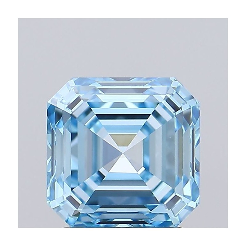 Diament laboratoryjny o barwie fantazyjnej Asscher, 1.58ct, VVS1, Fancy Vivid Blue, IGI LG728577396 Diament laboratoryjny o barwie fantazyjnej Asscher, 1.58ct, VVS1, Fancy Vivid Blue, IGI LG728577396