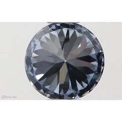 Diament laboratoryjny o barwie fantazyjnej szlif okrągły, 0.5ct, VVS2, Fancy Vivid Blue, IGI LG564379182