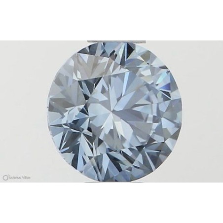 Diament laboratoryjny o barwie fantazyjnej szlif okrągły, 0.55ct, IF, Fancy Vivid Blue, IGI LG581331014