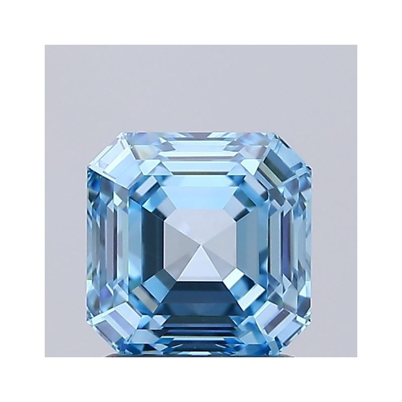 Diament laboratoryjny o barwie fantazyjnej Asscher, 1.51ct, VVS1, Fancy Vivid Blue, IGI LG732529619 Diament laboratoryjny o barwie fantazyjnej Asscher, 1.51ct, VVS1, Fancy Vivid Blue, IGI LG732529619