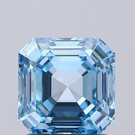 Diament laboratoryjny o barwie fantazyjnej Asscher, 1.51ct, VVS1, Fancy Vivid Blue, IGI LG732529619