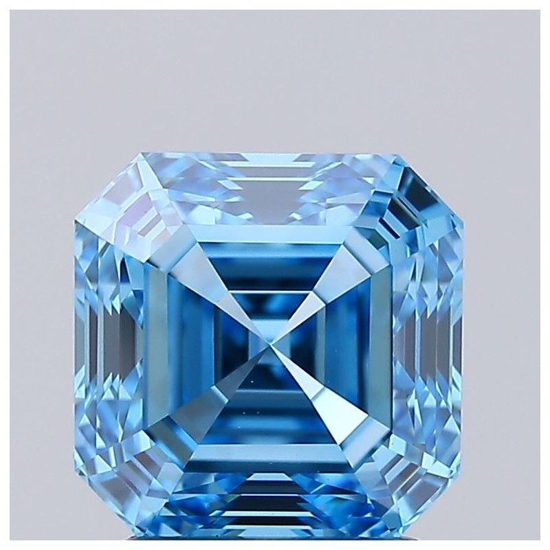 Diament laboratoryjny o barwie fantazyjnej szlif szmaragdowy kwadratowy, 2.08ct, VVS2, Fancy Vivid Blue, IGI LG680560400 Diament laboratoryjny o barwie fantazyjnej szlif szmaragdowy kwadratowy, 2.08ct, VVS2, Fancy Vivid Blue, IGI LG680560400