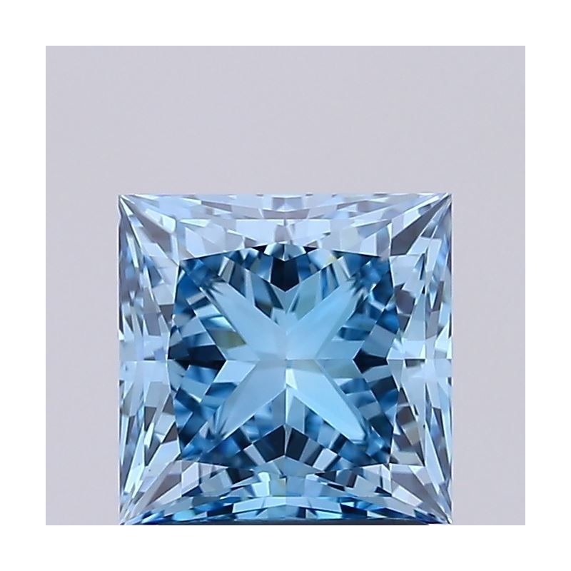 Diament laboratoryjny o barwie fantazyjnej szlif princess, 2.05ct, VVS2, Fancy Vivid Blue, IGI LG659431333 Diament laboratoryjny o barwie fantazyjnej szlif princess, 2.05ct, VVS2, Fancy Vivid Blue, IGI LG659431333