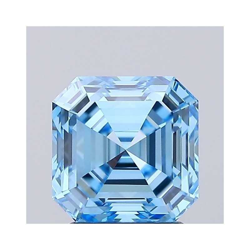 Diament laboratoryjny o barwie fantazyjnej Asscher, 2.02ct, VVS1, Fancy Vivid Blue, IGI LG720521488 Diament laboratoryjny o barwie fantazyjnej Asscher, 2.02ct, VVS1, Fancy Vivid Blue, IGI LG720521488