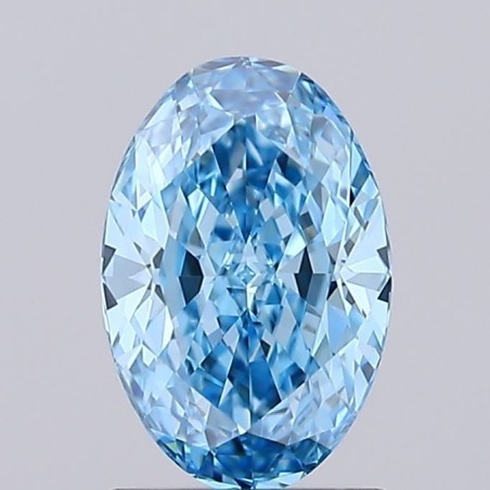 Diament laboratoryjny o barwie fantazyjnej szlif owalny, 1.31ct, VVS1, Fancy Vivid Blue, IGI LG727578042