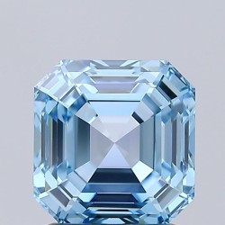 Diament laboratoryjny o barwie fantazyjnej Asscher, 1.77ct, VVS2, Fancy Vivid Blue, IGI LG732529627