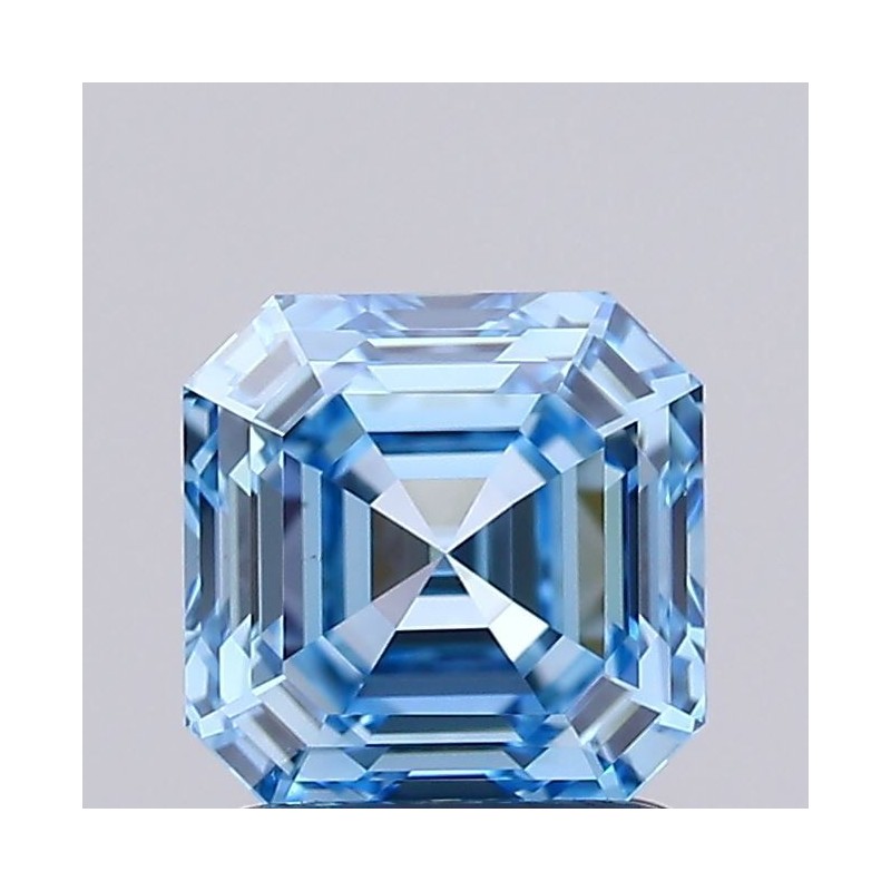 Diament laboratoryjny o barwie fantazyjnej Asscher, 1.51ct, VVS1, Fancy Vivid Blue, IGI LG739526904 Diament laboratoryjny o barwie fantazyjnej Asscher, 1.51ct, VVS1, Fancy Vivid Blue, IGI LG739526904
