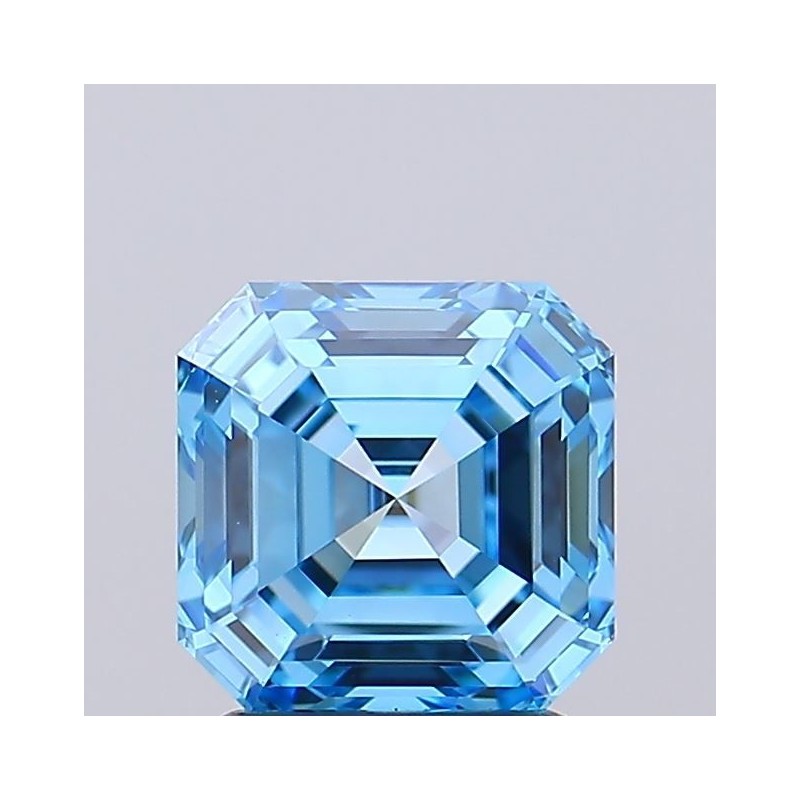 Diament laboratoryjny o barwie fantazyjnej Asscher, 2.05ct, VVS2, Fancy Vivid Blue, IGI LG694501189 Diament laboratoryjny o barwie fantazyjnej Asscher, 2.05ct, VVS2, Fancy Vivid Blue, IGI LG694501189