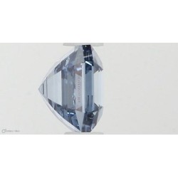 Diament laboratoryjny o barwie fantazyjnej szlif szmaragdowy kwadratowy, 0.7ct, VVS2, Fancy Vivid Blue, IGI LG581331311
