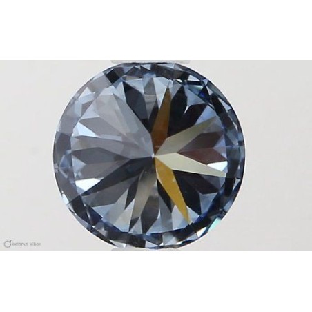 Diament laboratoryjny o barwie fantazyjnej szlif okrągły, 0.55ct, VVS1, Fancy Vivid Blue, IGI LG581331305