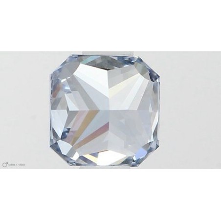 Diament laboratoryjny o barwie fantazyjnej szlif radiant kawadratowy, 0.64ct, IF, Fancy Intense Blue, IGI LG581331286
