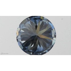 Diament laboratoryjny o barwie fantazyjnej szlif okrągły, 0.57ct, VVS2, Fancy Vivid Blue, IGI LG564379453