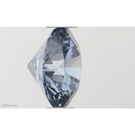 Diament laboratoryjny o barwie fantazyjnej szlif okrągły, 0.64ct, IF, Fancy Vivid Blue, IGI LG581331092