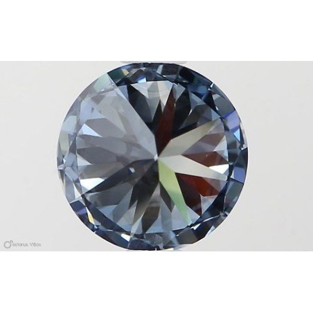 Diament laboratoryjny o barwie fantazyjnej szlif okrągły, 1.01ct, VVS1, Fancy Vivid Blue, IGI LG581331333