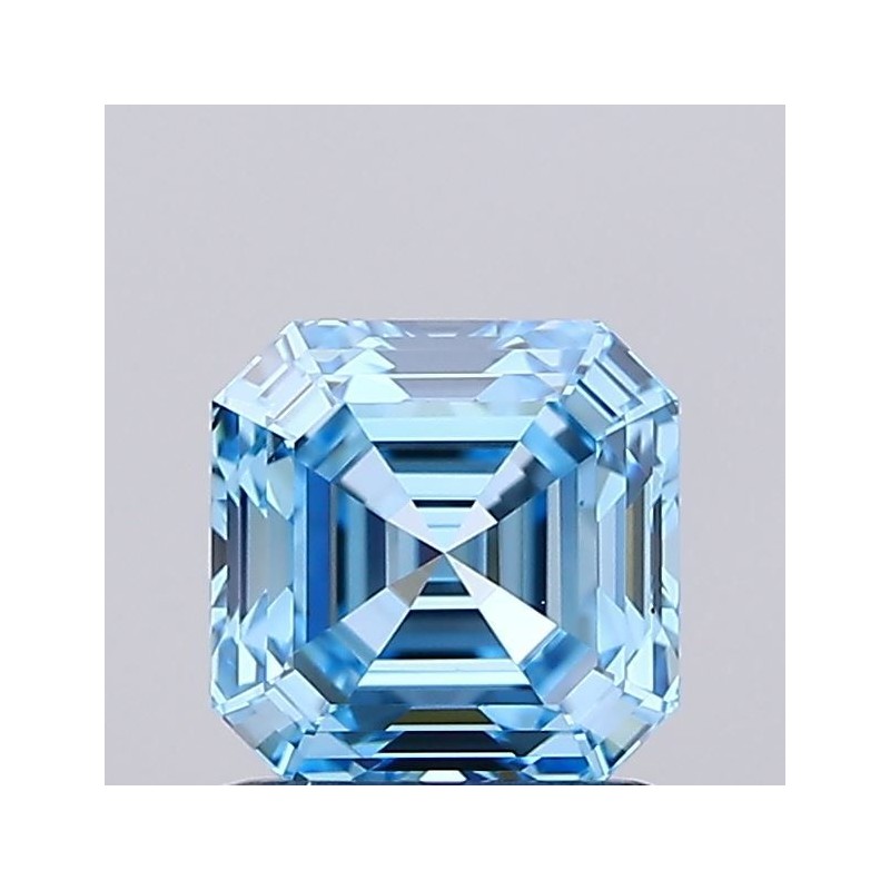 Diament laboratoryjny o barwie fantazyjnej Asscher, 1.14ct, VVS1, Fancy Vivid Blue, IGI LG737502827 Diament laboratoryjny o barwie fantazyjnej Asscher, 1.14ct, VVS1, Fancy Vivid Blue, IGI LG737502827