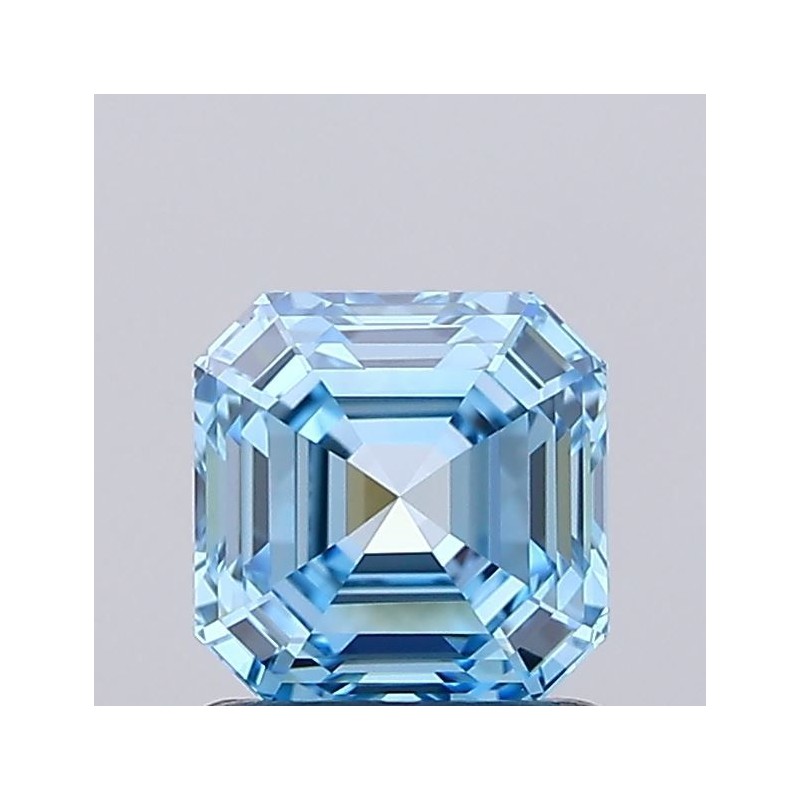Diament laboratoryjny o barwie fantazyjnej Asscher, 1.02ct, VVS1, Fancy Vivid Blue, IGI LG737530273 Diament laboratoryjny o barwie fantazyjnej Asscher, 1.02ct, VVS1, Fancy Vivid Blue, IGI LG737530273