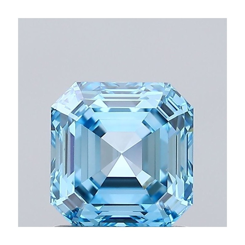 Diament laboratoryjny o barwie fantazyjnej Asscher, 1.12ct, VVS2, Fancy Vivid Blue, IGI LG707538520 Diament laboratoryjny o barwie fantazyjnej Asscher, 1.12ct, VVS2, Fancy Vivid Blue, IGI LG707538520