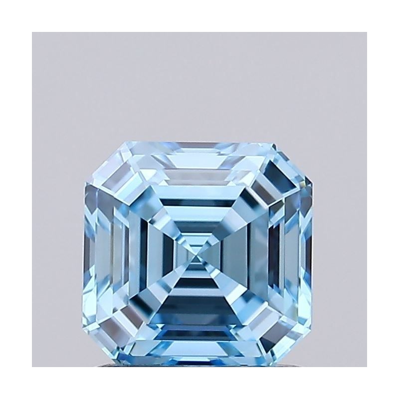 Diament laboratoryjny o barwie fantazyjnej Asscher, 1.25ct, VVS2, Fancy Vivid Blue, IGI LG728511745 Diament laboratoryjny o barwie fantazyjnej Asscher, 1.25ct, VVS2, Fancy Vivid Blue, IGI LG728511745