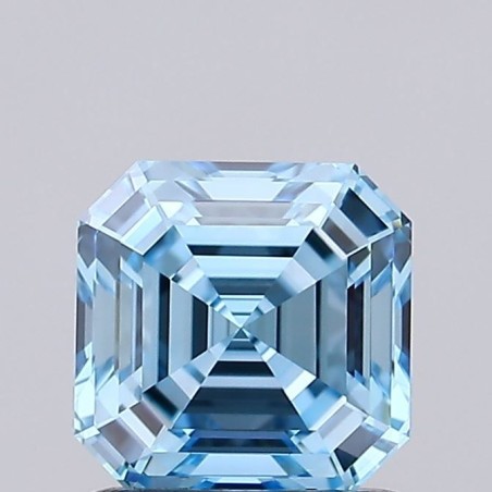 Diament laboratoryjny o barwie fantazyjnej Asscher, 1.25ct, VVS2, Fancy Vivid Blue, IGI LG728511745