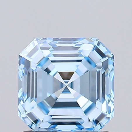 Diament laboratoryjny o barwie fantazyjnej Asscher, 1.22ct, VVS2, Fancy Vivid Blue, IGI LG741573129