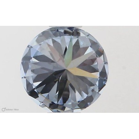 Diament laboratoryjny o barwie fantazyjnej szlif okrągły, 0.61ct, IF, Fancy Vivid Blue, IGI LG581331077