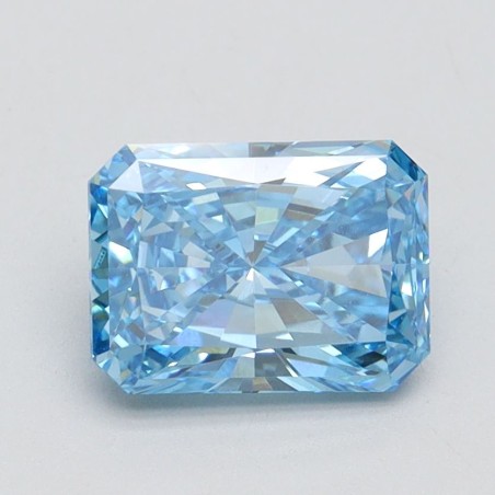 Diament laboratoryjny o barwie fantazyjnej radiant, 1.6ct, VVS2, Fancy Vivid Blue, IGI LG586337713
