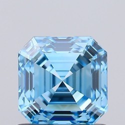 Diament laboratoryjny o barwie fantazyjnej Asscher, 1.03ct, VVS2, Fancy Vivid Blue, IGI LG707538529