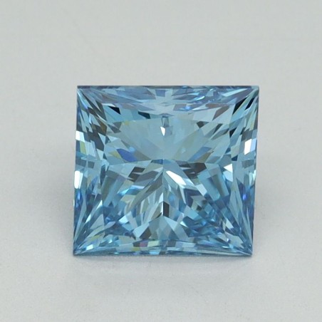 Diament laboratoryjny o barwie fantazyjnej szlif princess, 1.6ct, VVS2, Fancy Vivid Blue, IGI LG644405211