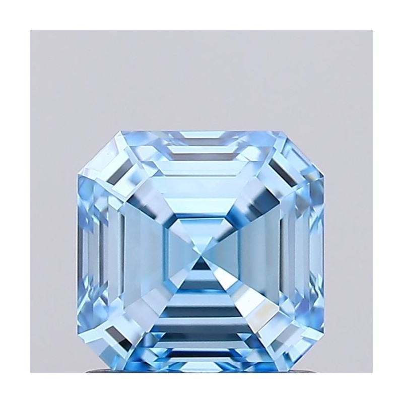 Diament laboratoryjny o barwie fantazyjnej Asscher, 1.11ct, VVS1, Fancy Vivid Blue, IGI LG741573091