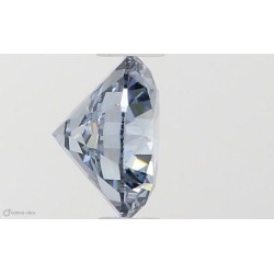 Diament laboratoryjny o barwie fantazyjnej szlif okrągły, 0.6ct, VVS1, Fancy Vivid Blue, IGI LG581331412