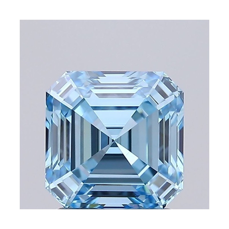 Diament laboratoryjny o barwie fantazyjnej Asscher, 1.42ct, VVS2, Fancy Vivid Blue, IGI LG725518445 Diament laboratoryjny o barwie fantazyjnej Asscher, 1.42ct, VVS2, Fancy Vivid Blue, IGI LG725518445