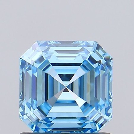 Diament laboratoryjny o barwie fantazyjnej Asscher, 1.02ct, VVS2, Fancy Vivid Blue, IGI LG700578961