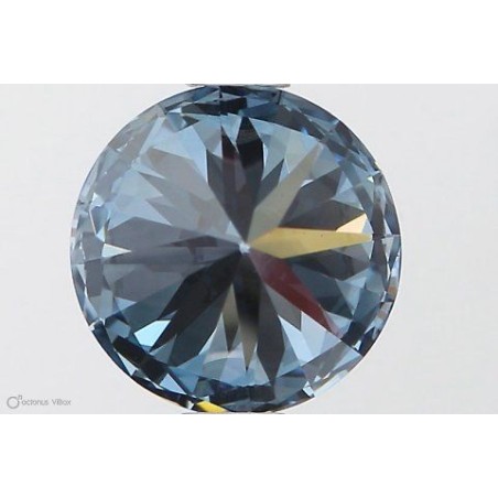 Diament laboratoryjny o barwie fantazyjnej szlif okrągły, 1.07ct, VVS2, Fancy Vivid Blue, IGI LG553257524