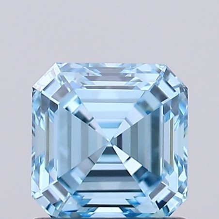 Diament laboratoryjny o barwie fantazyjnej Asscher, 1.05ct, VVS2, Fancy Vivid Blue, IGI LG737502831