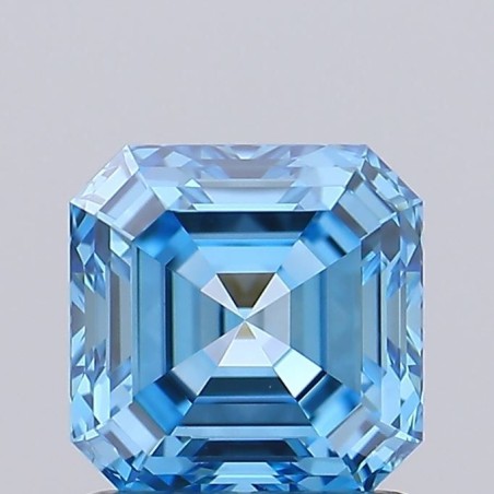 Diament laboratoryjny o barwie fantazyjnej Asscher, 1.04ct, VVS2, Fancy Vivid Blue, IGI LG719550900