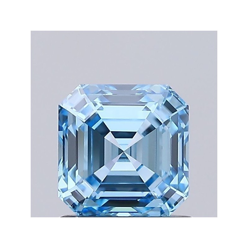 Diament laboratoryjny o barwie fantazyjnej Asscher, 1.07ct, VVS2, Fancy Vivid Blue, IGI LG720565985 Diament laboratoryjny o barwie fantazyjnej Asscher, 1.07ct, VVS2, Fancy Vivid Blue, IGI LG720565985