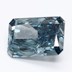Diament laboratoryjny o barwie fantazyjnej radiant, 1.04ct, VVS2, Fancy Vivid Blue, IGI LG629484085