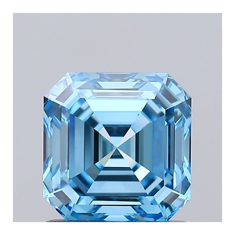 Diament laboratoryjny o barwie fantazyjnej Asscher, 1.08ct, VVS2, Fancy Vivid Blue, IGI LG711506302 Diament laboratoryjny o barwie fantazyjnej Asscher, 1.08ct, VVS2, Fancy Vivid Blue, IGI LG711506302