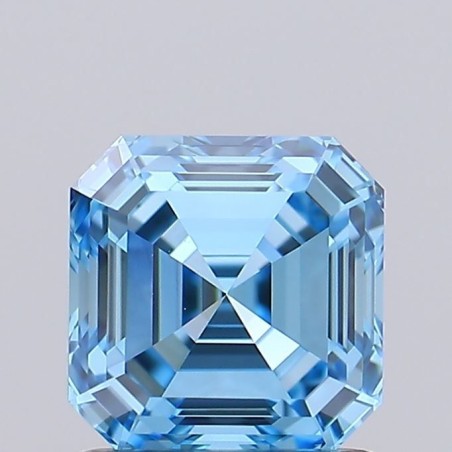 Diament laboratoryjny o barwie fantazyjnej Asscher, 1.04ct, VVS2, Fancy Vivid Blue, IGI LG719550908