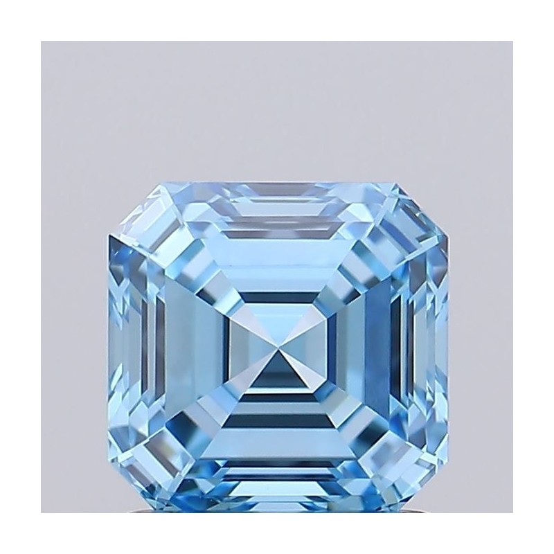 Diament laboratoryjny o barwie fantazyjnej Asscher, 1.06ct, VVS2, Fancy Vivid Blue, IGI LG719550898