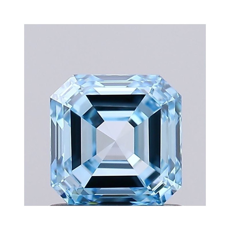 Diament laboratoryjny o barwie fantazyjnej Asscher, 0.97ct, VVS1, Fancy Vivid Blue, IGI LG741573425 Diament laboratoryjny o barwie fantazyjnej Asscher, 0.97ct, VVS1, Fancy Vivid Blue, IGI LG741573425