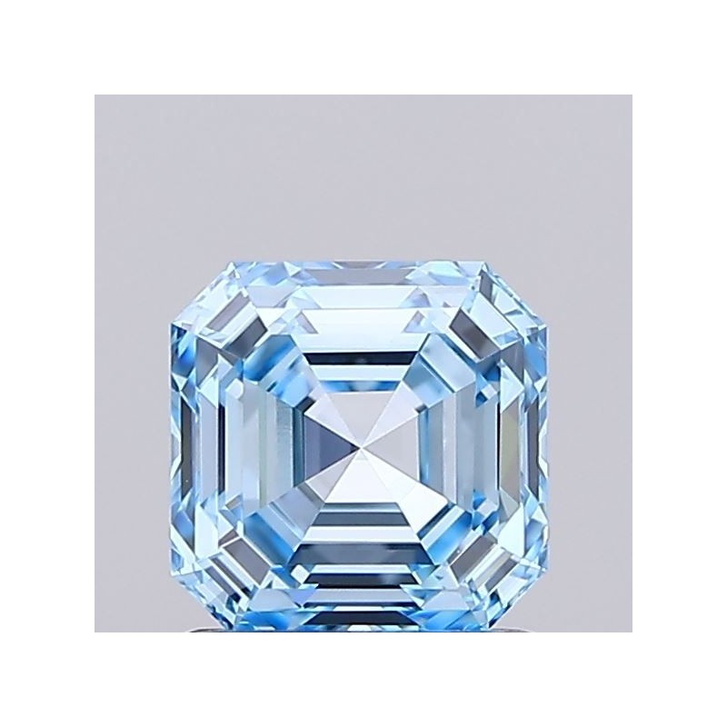 Diament laboratoryjny o barwie fantazyjnej Asscher, 1.01ct, VVS2, Fancy Vivid Blue, IGI LG741573095 Diament laboratoryjny o barwie fantazyjnej Asscher, 1.01ct, VVS2, Fancy Vivid Blue, IGI LG741573095
