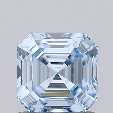Diament laboratoryjny o barwie fantazyjnej Asscher, 1.02ct, VVS2, Fancy Vivid Blue, IGI LG739593286