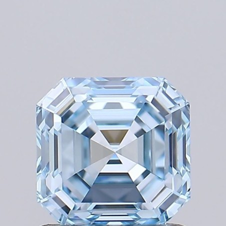 Diament laboratoryjny o barwie fantazyjnej Asscher, 1.04ct, VVS2, Fancy Vivid Blue, IGI LG739526883