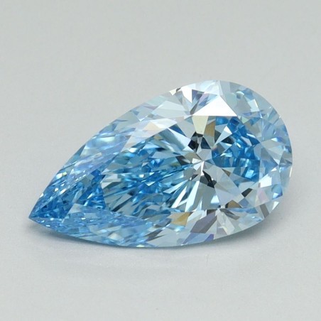 Diament laboratoryjny o barwie fantazyjnej szlif gruszkowy, 1.59ct, VVS2, Fancy Vivid Blue, IGI LG650407856