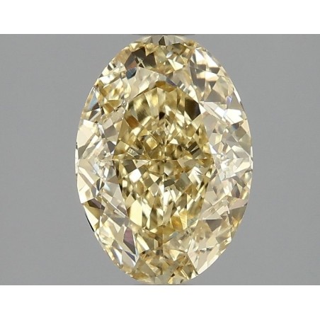 Diament laboratoryjny o barwie fantazyjnej szlif owalny, 2.09ct, VVS2, Fancy Vivid Yellow, IGI LG669460878