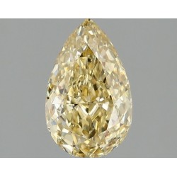 Diament laboratoryjny o barwie fantazyjnej szlif gruszkowy, 1.35ct, VVS2, Fancy Intense Yellow, IGI LG669460883