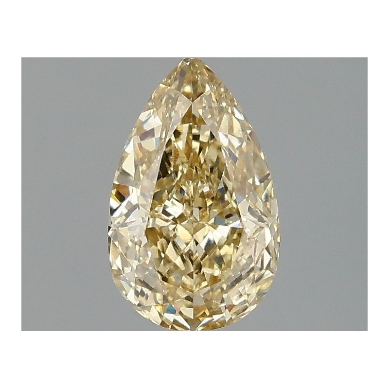 Diament laboratoryjny o barwie fantazyjnej szlif gruszkowy, 1.1ct, VVS2, Fancy Intense Yellow, IGI LG669460890