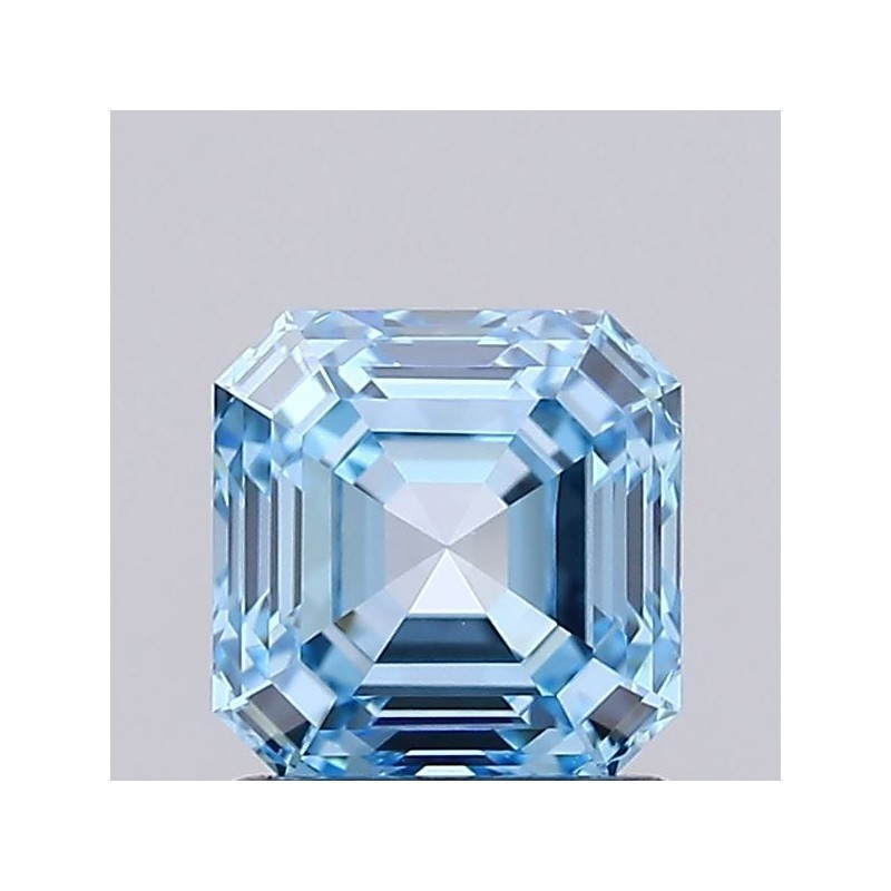 Diament laboratoryjny o barwie fantazyjnej Asscher, 1.15ct, VVS2, Fancy Vivid Blue, IGI LG727543802 Diament laboratoryjny o barwie fantazyjnej Asscher, 1.15ct, VVS2, Fancy Vivid Blue, IGI LG727543802